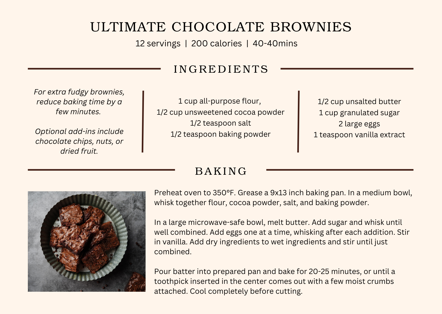 brownies